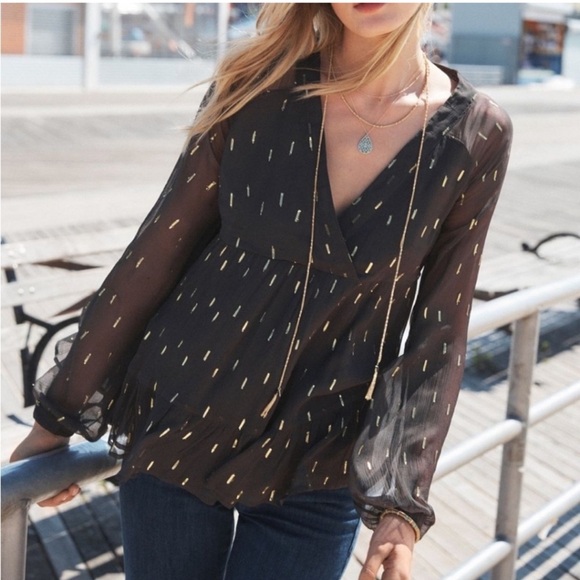 Sezane Stella Tunic Top EU 36 / US 4 - Picture 2 of 14